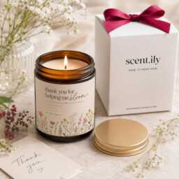 Thank You For Helping Me Bloom Candle, Teacher Appreciation Gift, End Of Year Present Teacher, Ta Or Nursery Keyworker