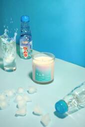 Ramune Soda Candle - Lemon-Lime Scented Soy Wax