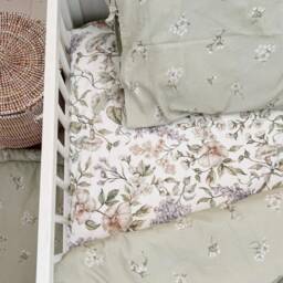 May Garden On White - Fitted Sheet - thumbnail 2