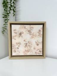 Pink Pearl Coral Reef - Unique Canvas Art Wall 3D Coastal Coastal Interiors Texture Modern Shell - thumbnail 1