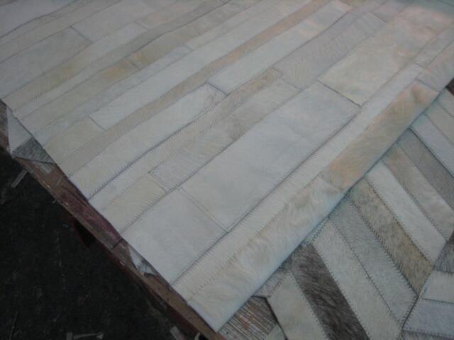 Raw Leather Argentina - Cowhide Patchwork Rugs Free Shipping Handmade - image 1