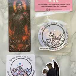 Cassian Gift Box - Acotar Set Lord Of Bloodshed Candle Book Boyfriend Night Court Fantasy Bookish - thumbnail 3