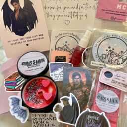 Cassian Gift Box - Acotar Set Lord Of Bloodshed Candle Book Boyfriend Night Court Fantasy Bookish - thumbnail 4