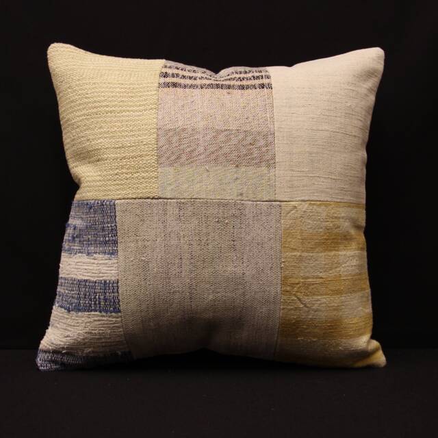 Mudcloth Pillow, 18x18 Patchwork Cover Home Decor Decorative Throw Pillows, Rustic Couch Designer Boho Pillow Case Livingroom, 4Kbf-269 - image 1