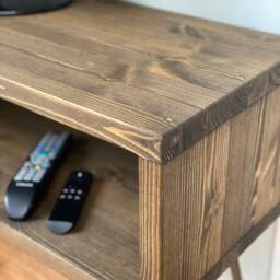 Hoa // Scandinavian Industrial Tv Media Unit With Hairpin Legs - thumbnail 2