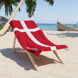 Denmark Beach Towel, Denmark Flag Tovel, Of Denmark, Beach Country Gift, Tovel - thumbnail 1