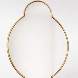 Moroccan Brass Oval Mirror - Handcrafted Wall Accent Multiples Sizes - thumbnail 3