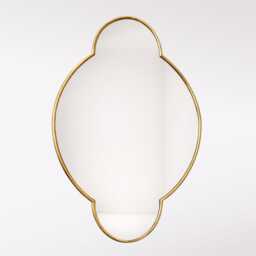 Moroccan Brass Oval Mirror - Handcrafted Wall Accent Multiples Sizes - thumbnail 4