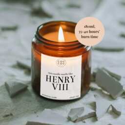Henry Viii Candle, Gift For History Lovers, Luxury Soy Wax - thumbnail 3