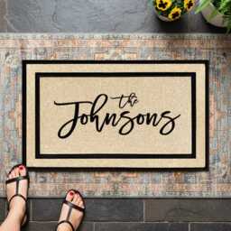 Personalized Doormat - Washable Outdoor Welcome Mat, Uv Printed Polyester Fibers - thumbnail 3