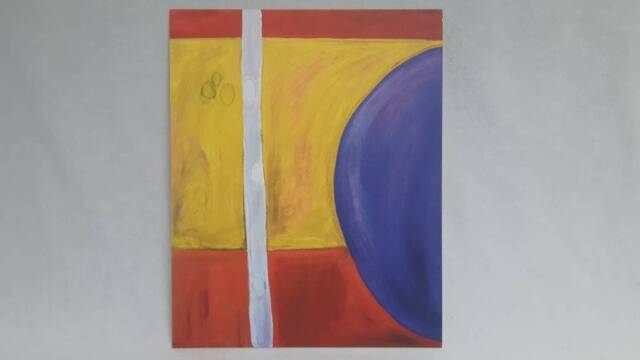 Abstract Art Print 8 X 10 Contemporary Modern Wall Colorful High Quality Archival Inks - image 1