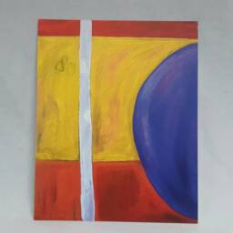 Abstract Art Print 8 X 10 Contemporary Modern Wall Colorful High Quality Archival Inks - thumbnail 2