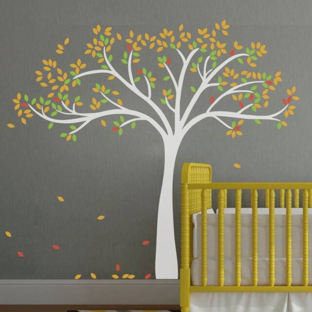Tree Decals Large Nursery Tree Stunning Wall Tattoos Mural Removable Vinyl Wall Sticker - 192 - image 1