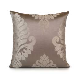 Light & Dark Silver Pillow, Throw Pillow Cover, Decorative Covers, Cushion Pillowcase, Sparkly Floral Pattern, Satin Blend
