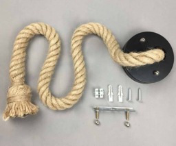 Hanging Rope Lighting-Hemp Lighting Fixtures-Decorative Pendant Light-Ceiling Lamp-Wire Lamps-Holiday Lighting-Natural Style Lamps - thumbnail 1