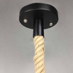 Hanging Rope Lighting-Hemp Lighting Fixtures-Decorative Pendant Light-Ceiling Lamp-Wire Lamps-Holiday Lighting-Natural Style Lamps - thumbnail 4