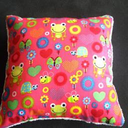 Pillow With Appliqu??d Letters For Girls, Cuddly Soft Baby Gift Christmas Children's - thumbnail 2