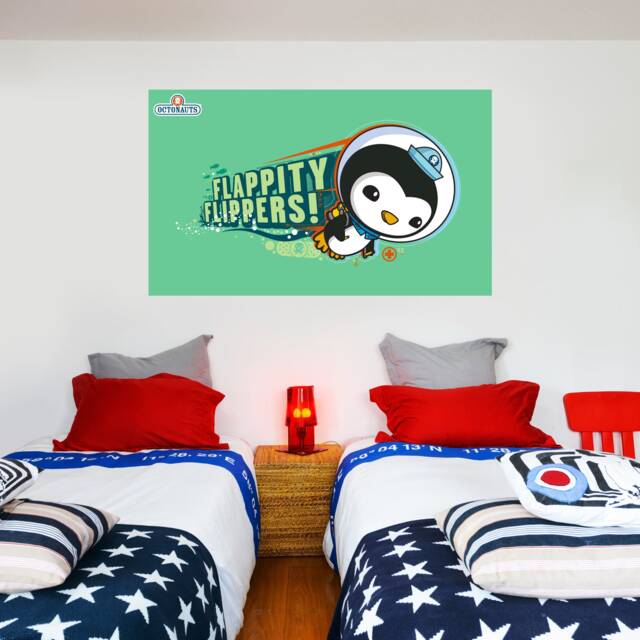 Official Octonauts Peso Penguin Wall Sticker Mural - Vinyl Decal Oct007