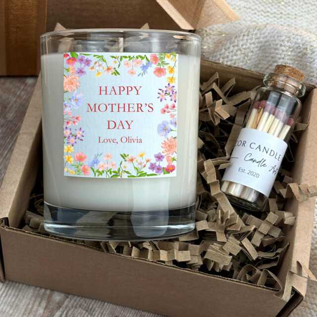 Personalised Mothers Day Candle Gift, Custom Scented Set For Mum, Nanny, Granny - image 1