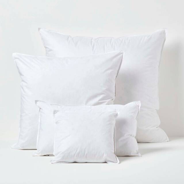 Luxury Duck Feather Cushion Pad Inner Inserts Ethically Sourced With Down-Proof Cotton Cover - Oeko-Tex Certified - image 1