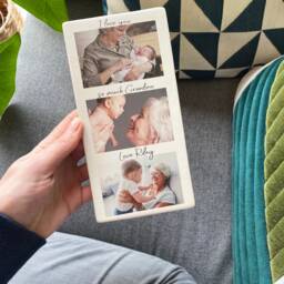 Ceramic Photo Tile For Grandma - Mother's Day Gift Nanna Print Gran Thank You Nan Photograph Memories Frame - thumbnail 1
