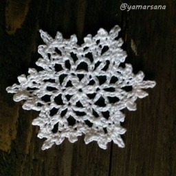 Crochet Snowflakes Winter Decoration Christmas White Lace Snowflake Ee Decorations - thumbnail 3