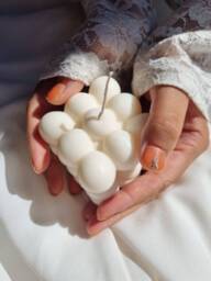 Bubble Cube Candle - thumbnail 1
