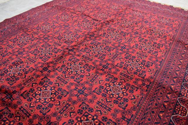 Afghan Bukhara Rug, Custom Size, Gorgeous Handmade Traditional 100%wool Stunning Area Rug, Living Room Area Turkmen - image 1