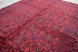 Afghan Bukhara Rug, Custom Size, Gorgeous Handmade Traditional 100%wool Stunning Area Rug, Living Room Area Turkmen