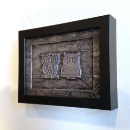 Who Gives A Hoot Owls Original Sculpture - thumbnail 2