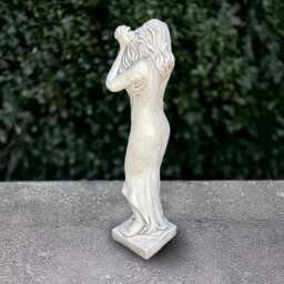Large Lady Sculpture Concrete Graceful Woman Statue Stone Romantic Figure Elegant Ornament Cement Goddess Decoration Lover Gift - thumbnail 4