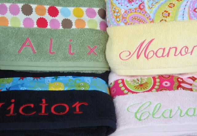 Personalized Hooded Bath Towel - image 1