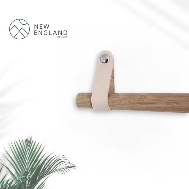 Curtain Rod Holder/Pole Holder, Leather Strap Curtain Hanger, Bracket. Not Included - image 1