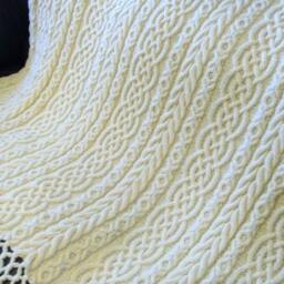 Celtic Cable Knit Afghan Pattern - Aran Blanket - PDF Pattern - thumbnail 3