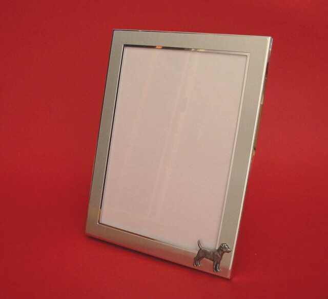 "Patterdale Terrier Portrait Picture Frame 7"" X 5" - image 1