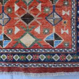 7x10 Ft Brown Bidjar Rug, Fine Quality Afghan Hand Knotted Veg Dyes Wool Tribal Oriental Area Living Room Dining Table Carpet - thumbnail 3