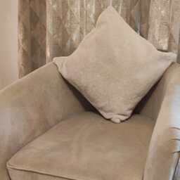 Luxury Cream Fleck Deluxe Faux Fur Cushion Cover - Handmade Sofa Pillow Case - thumbnail 3