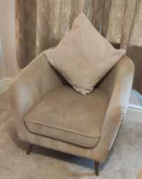 Luxury Cream Fleck Deluxe Faux Fur Cushion Cover - Handmade Sofa Pillow Case - thumbnail 1