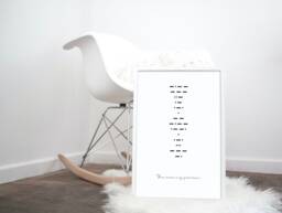 You Are My Person Morse Code Print A4 Wall Art - thumbnail 1