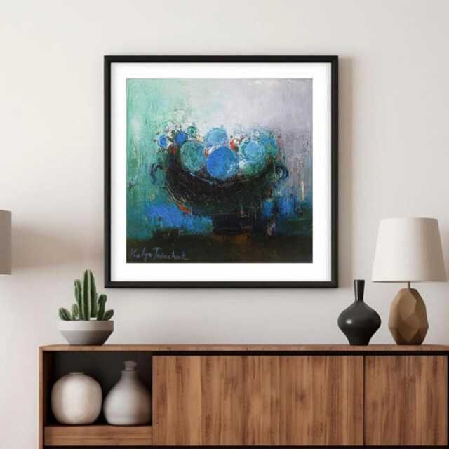Unique Wall Art Still Life Fruits in A Bowl - image 1
