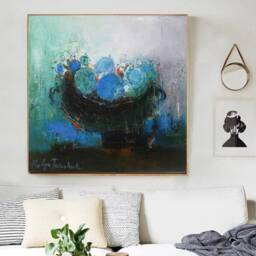 Unique Wall Art Still Life Fruits in A Bowl - thumbnail 3