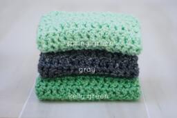 Newborn Baby Blanket Greens - You Choose Color