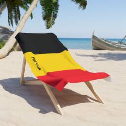 Belgium Beach Towel, Belgium Flag Tovel, Of Belgium, Beach Country Gift - thumbnail 4