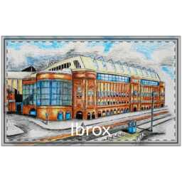 Rangers Fc Ibrox Doormat Soccer Team Welcome Mat