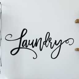 Laundry Wall Decal- Room Vinyl Door Decal - Sign - thumbnail 2