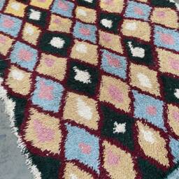 Boucherouite Rug/Runner - Approximately 244x109cms - thumbnail 2