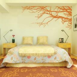Large Wall Tree Nursery Decal Oak Branches Art 1130 - 5 Feet Wide - thumbnail 3