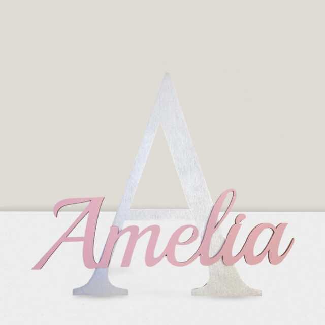 Personalized 3D Wood Name Sign - Nursery Wall Decor - image 1