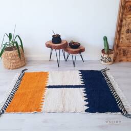 Small Moroccan Rug, Soft Beni Ourain Rug 3.2 X 5.0 Ft - thumbnail 2