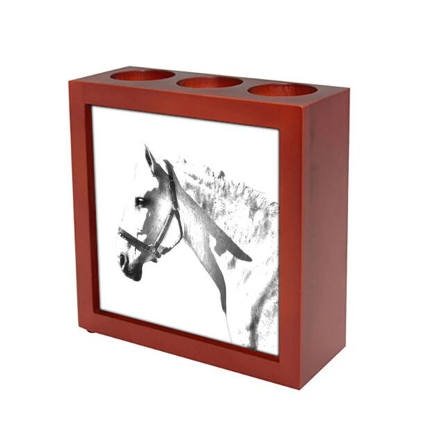 Spanish Norman - Wooden Stand For Candles/Pens With The Image Of A Horse New Collection - image 1
